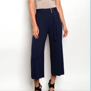 Last 3! Navy gaucho pants